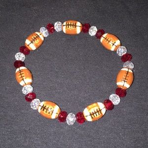 Alabama Football beaded stretch bracelet 🏈